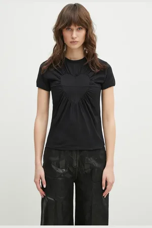 COPERNI T-shirt in cotone Gathered Heart donna colore COPJS01F5011
