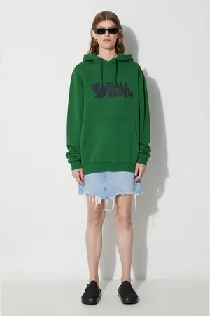 Fjällräven Felpa in cotone Logo Hoodie SA37B41E2