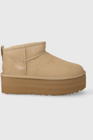 UGG Stivali da neve in camoscio Classic Ultra Mini Platform colore 1135092