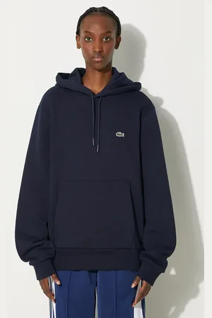 Lacoste Felpa colore con cappuccio