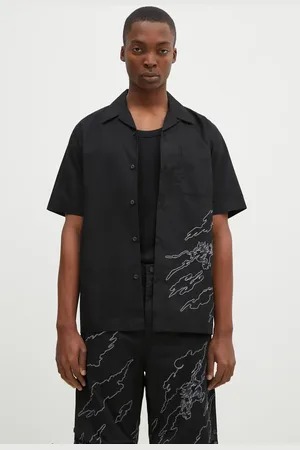 Maharishi Camicia in cotone Dpm: Sparse Bonsai Camo Shirt uomo colore 5336.BLACK