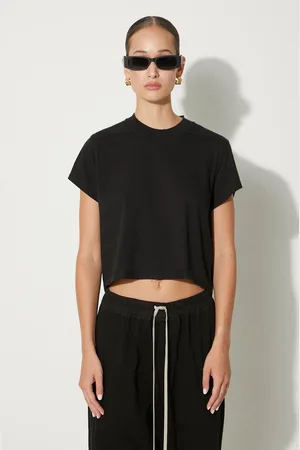 Rick Owens Rick Owens t-shirt in cotone Cropped Small Level T donna colore DS02D2207.RN