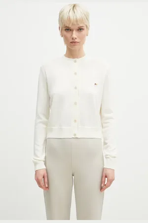 Fiorucci Cardigan in lana Angel Patch donna colore W02SPKCA337KN03WH02