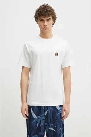 Kenzo T-shirt in cotone Happy Tiger uomo colore con applicazione FF55TS5274SG.02