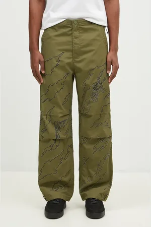 Maharishi Pantaloni in cotone Dpm: Sparse Bonsai Snopants colore 5340.OLIVE