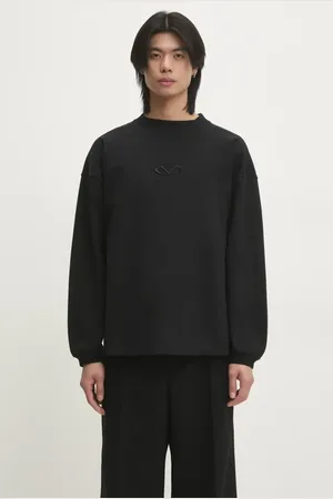 Vetements Felpa Oval Logo Cropped uomo colore con applicazione UA66CW600BB