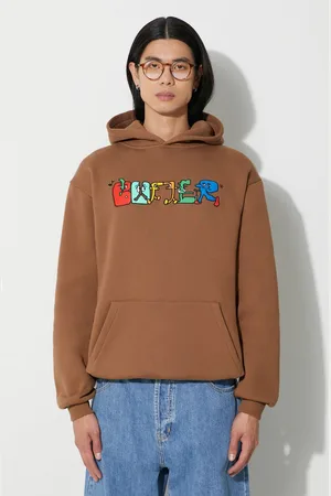 Butter Goods Felpa Zorched Pullover Hood uomo con cappuccio BGQ3231803