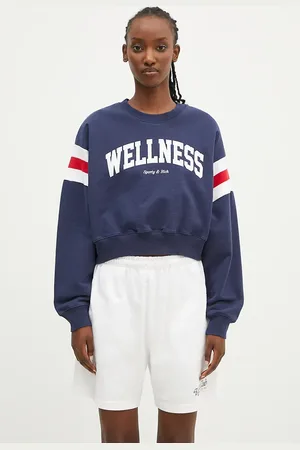 Sporty & Rich Felpa in cotone Wellness Ivy donna colore WS058S406WN