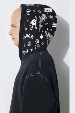 TAIKAN Felpa in cotone By Stank Daddy Hoodie uomo TH0007.BLKCST