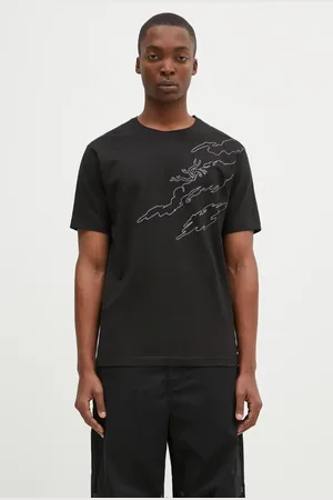 Maharishi T-shirt in cotone Dpm: Sparse Bonsai T-Shirt uomo colore con applicazione 5339.BLACK