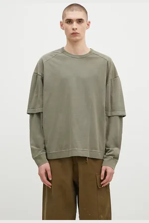 DARKPARK Top a maniche lunghe in cotone Theo colore MJE08.JTS01.W615