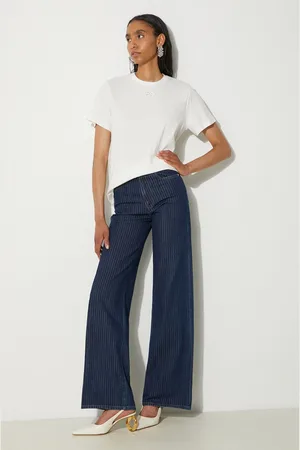 Kenzo Jeans Ayame Regular Waist Fit Jeans donna FE62DP2176F2.DD