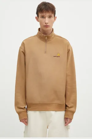Carhartt Felpa Half Zip American Script Sweat uomo colore I027014.2FSXX