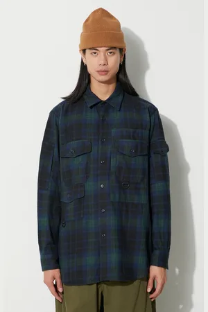 ENGINEERED GARMENTS Camicia in cotone Trail Shirt uomo 23F1A026.ES055