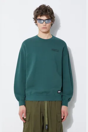 NEIGHBORHOOD Felpa in cotone Plain uomo colore con applicazione 241FPNH.CSM01