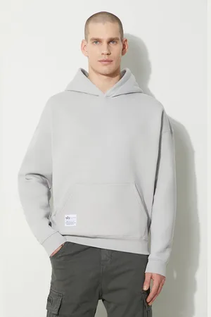 Alpha Industries Felpa Logo BP Hoody uomo colore con cappuccio 146336