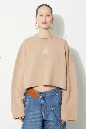 J.W.Anderson Maglione in lana Cropped Anchor Jumper donna colore KW1121.YN0264.132