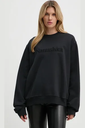 Nanushka Felpa in cotone REMY donna colore con applicazione NU24CRSH00299