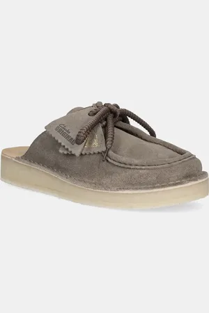 Clarks Ciabatte slide in camoscio Desert Nomad donna colore 26180181