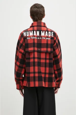 HUMAN MADE Camicia giacca in lana Wool Hunting Jacket colore HM28JK031