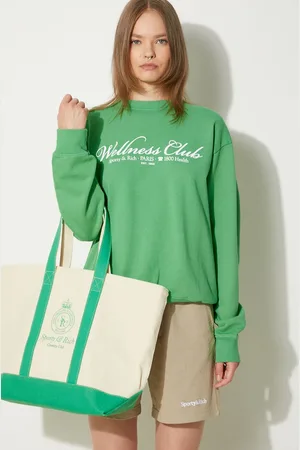 Sporty & Rich Felpa in cotone 1800 Health Crewneck donna colore WS067S405HV