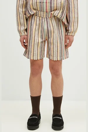 Pleasures Pantaloncini in cotone Stitch Shorts colore P24F053
