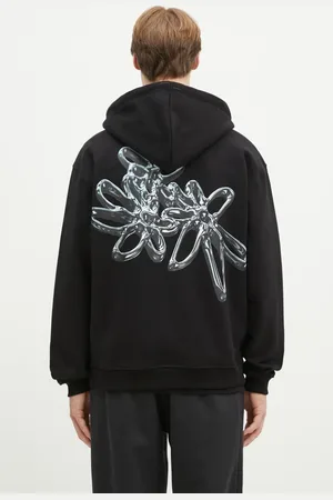 Filling pieces Felpa in cotone Chrome Flower uomo colore con cappuccio 95299821861