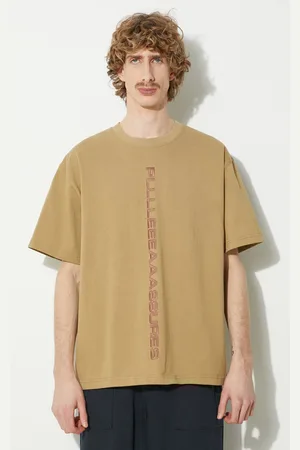 Pleasures T-shirt in cotone Drag Heavyweight Shirt uomo colore con applicazione P23W034.