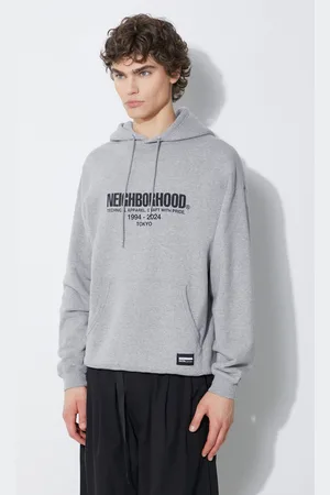 NEIGHBORHOOD Felpa in cotone Classic uomo colore con cappuccio 241FPNH.CSM04
