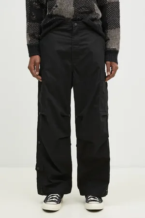 Maharishi Pantaloni in cotone Original Cargo Snopants Loose colore 5300.BLACK
