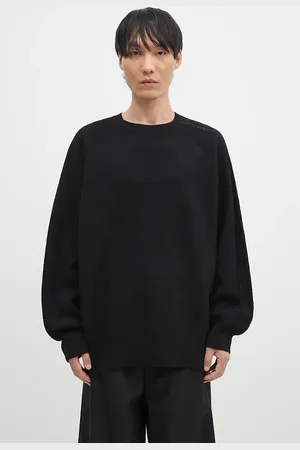 Y-3 Maglione in lana 3-S Knit Crew colore IW7483