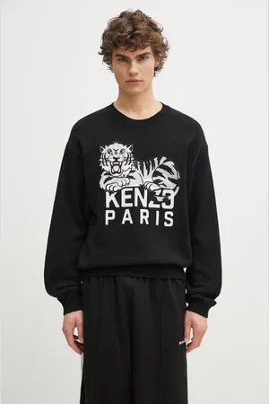 Kenzo Maglione in lana Happy Tiger uomo colore FF55PU7273LD.99J