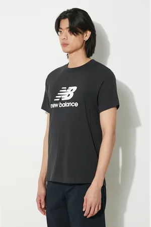 New Balance T-shirt in cotone Sport Essentials uomo colore MT41502BK