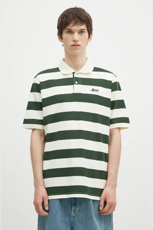 ICECREAM Polo in cotone Running Dog Ss Striped Rugby Top colore IC24468