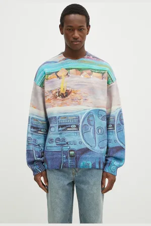 J.W.Anderson Maglione in lana Printed Jumper colore KW1294.YN0373.835