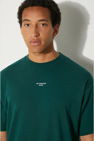 Drôle de Monsieur T-shirt in cotone Le T-Shirt Slogan Classique uomo colore PERM-TS202-CO002-DGN
