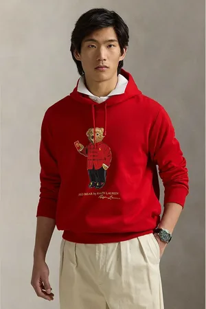 Ralph Lauren Felpa in cotone uomo colore con cappuccio 710962139