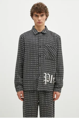 Pleasures Camicia in misto lana Cross Work Shirt colore P24F036