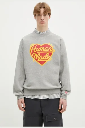 HUMAN MADE Felpa in cotone Heavyweight Sweatshirt uomo colore HM29CS016