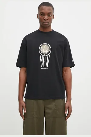 New Balance T-shirt in cotone uomo colore MT44585BK