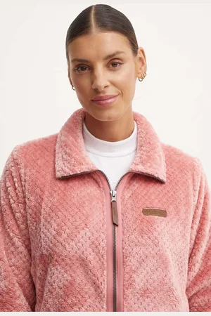Columbia Felpa da sport Fire Side colore beige 1819791