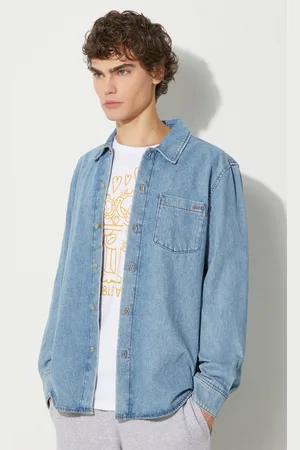 A.P.C. Camicia di jeans surchemise vittorio brodee uomo colore COGYH-H02837