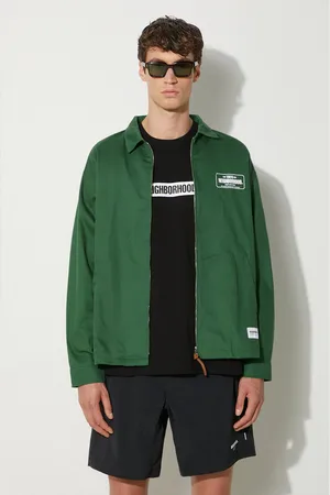 NEIGHBORHOOD Giacca in cotone Zip Work Jacket colore 241TSNH.JKM02