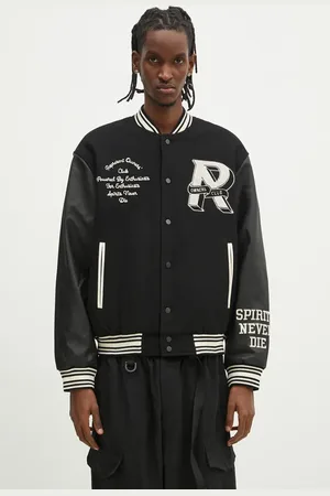 Represent Giacca bomber in lana Owners Club Varsity Jacket colore MLM100231.01