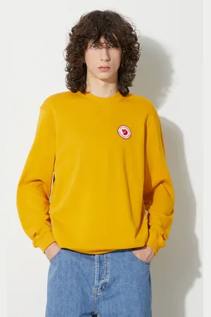 Fjällräven Felpa in cotone 1960 Logo Badge Sweater F87163.161 uomo F87163