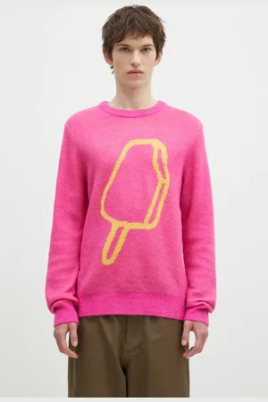 ICECREAM Maglione in misto lana Popsicle Crewneck uomo colore IC24436
