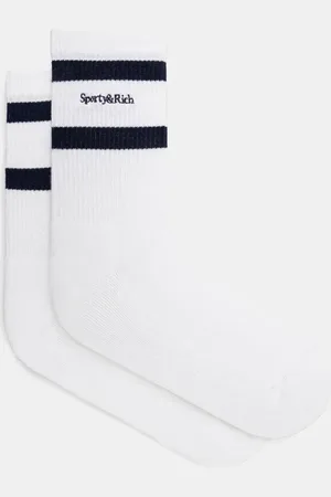 Sporty & Rich Calzini Serif Logo colore AC026511300WH01