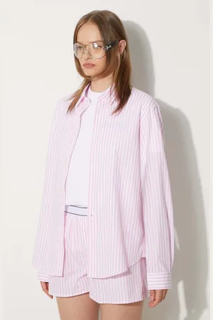 Sporty & Rich Camicia in cotone SRC Embroidered donna colore SI001S402SP