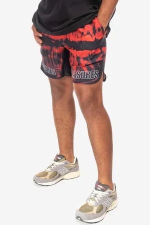Pleasures Pantaloncini uomo Szorty Teeth Workout Shorts P22SU027-RED