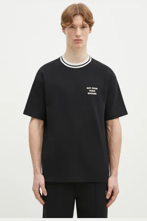 Drôle de Monsieur T-shirt in cotone Le T-Shirt Slogan Sport uomo colore F-TS189-CO002-BL